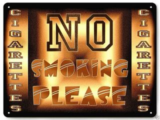No Smoking Metal Sign Funny Vintage Style Great Gift Wall Decor Art 171