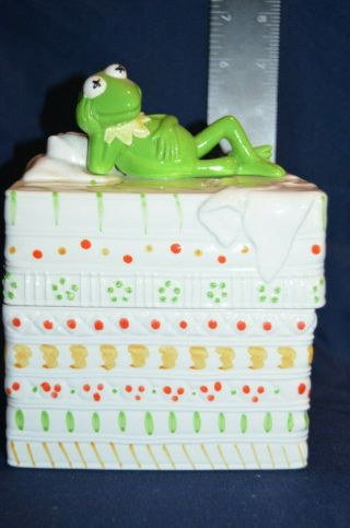 Vintage Muppets Kermit Trinket Box By Sigma
