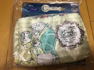 Ichiban Kuji Disney Princess Beauty And The Beast Pouch C Prize F/s
