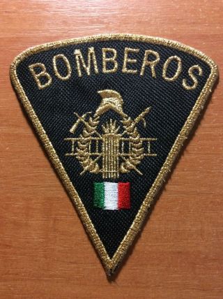 Mexico National Patch Bomberos Fire Firefighter -