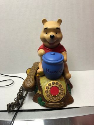Disney Winnie The Pooh Animated Telemania Telephone With Piglet