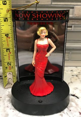 2013 Marilyn Monroe Christmas Ornament singing I want to be loved by you No Box 2