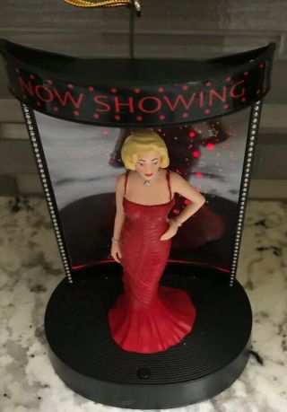 2013 Marilyn Monroe Christmas Ornament singing I want to be loved by you No Box 3