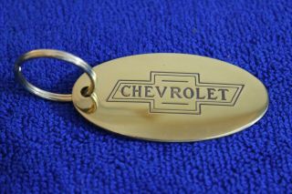 Brass Chevrolet Key Case Key Chain Accessory Camaro Impala Vette Truck Tahoe Gm