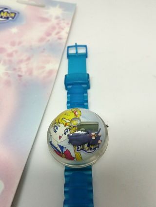 Sailor Moon Blue Bubble Quartz Digital Watch Vintage Kawaii 90 