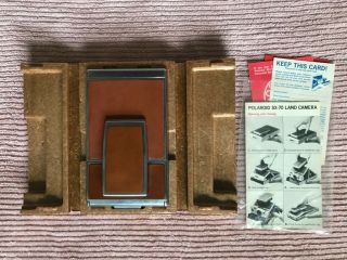 Vintage Polaroid Sx - 70 Land Camera Tan Steel W/ Molded Case & Manuals Alpha 1?
