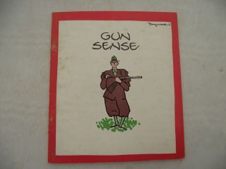 Vintage Booklet Gun Sense A Fathers Advice By Mark Beaufoy & Fougasse