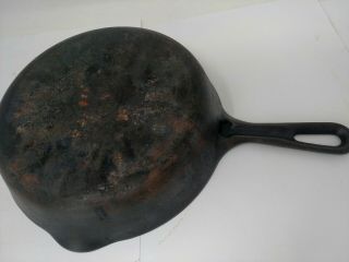 Griswold Cast Iron Skillet 6 Small Logo 699 J Flat,  Cleaned,  Seasoned,  & Smooth