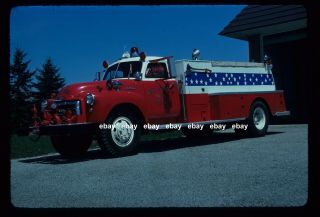West Middlesex Pa 1953 Gmc Tanker Fire Apparatus Slide