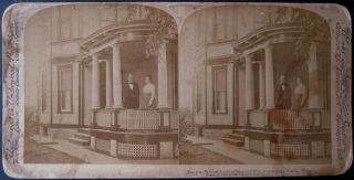 1900 Stereoview Of William Jennings Bryan At Home In Lincoln,  Ne