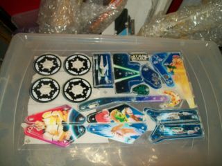 Star Wars Trilogy Sega Pinball Machine Nos Plastic Set