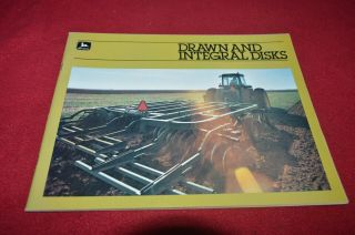 John Deere Drawn & Integral Disk For 1983 Dealer 