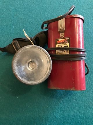 Vintage Us Forest Service Head - Lamp Forester No 6x1780 Firefighting Usfs