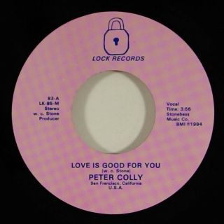 Peter Colly " Love Is Good For You " Sweet Soul 45 Lock Mp3