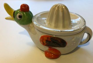 Vintage 1930’s Duck Juicer Made In Japan Reamer And Pour Lemon Lime Collector