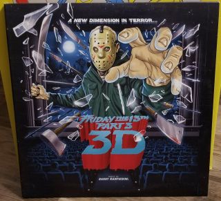 Friday The 13th Part 3 Bloody Hockey Mask Vinyl 2lp Harry Manfredini Waxwork
