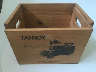 Vintage TANNOY 50th Anniversary Crate - 3