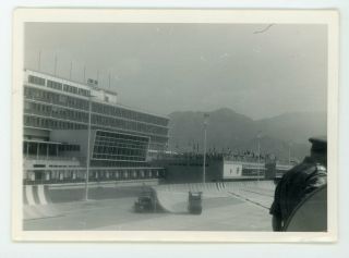 Vintage Photograph Hong Kong Kai Tak Airport 1963 Building