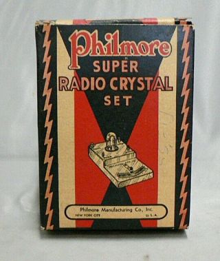 Vintage Philmore Radio Crystal Set