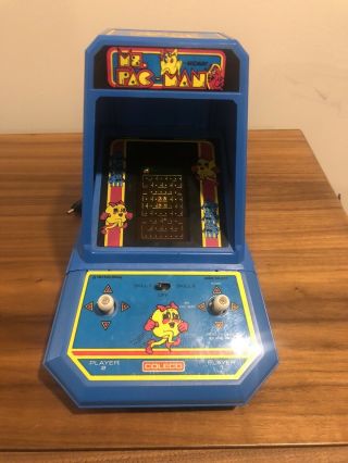 Ms Pacman Coleco Tabletop Comes