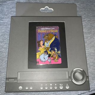 Disney Pin Vhs Tape Movie Le 1500 Beauty And The Beast Box Dlr Belle
