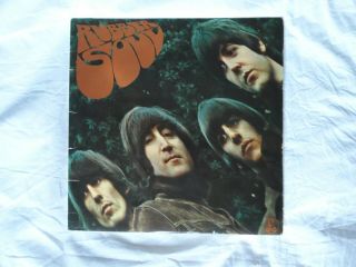 The Beatles Rubber Soul 1965 Mono Lp Vinyl Record Good,