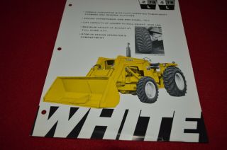 White Oliver Tractor 2 - 78 4 - 78 Loader Tractor Dealer Brochure Dcpa8
