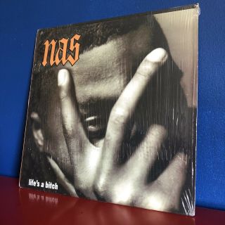 Nas Life’s A Bitch 1994 Promo Vinyl In Shrink 90s Hip Hop Illmatic