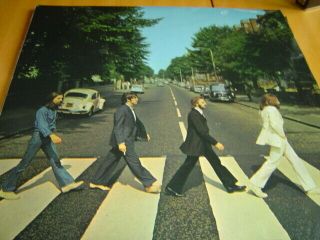 The Beatles " Abbey Road " Uk Lp 1st Press With Black Inner 1969