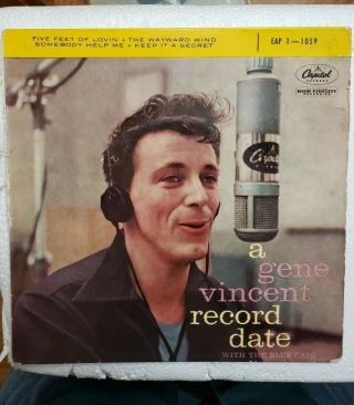 Gene Vincent Ep 45 Capitol Eap 1 - 1059 A Gene Vincent Record Date,  Part 1