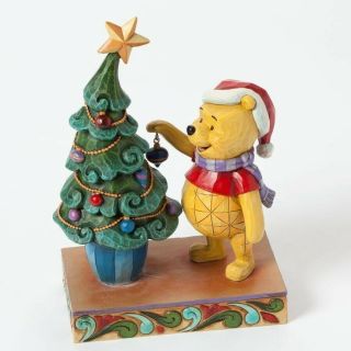 Nib Jim Shore Disney Traditions Trim The Tree With Me Winnie The Pooh Christmas