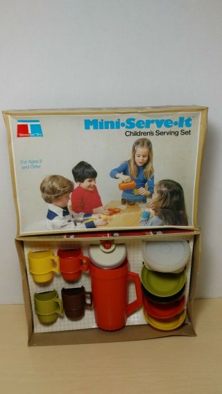 1979 Tupperware Mini - Serve - It Children 
