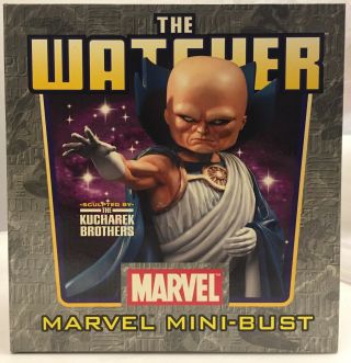 Watcher Marvel Bowen Mini Bust Phase 2 Mib Fantastic Four Jack Kirby Movie