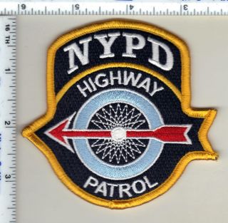 York City Police 3rd Issue Highway Patrol Shoulder Patch