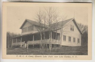 Vintage Postcard - Y.  M.  C.  A.  Camp - Glenerie Lake Park Near Lake Katrine York