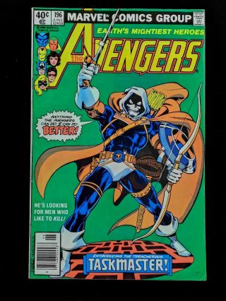 Avengers 196 - Origin & 1st Appearance Taskmaster - High - Grade Newstand Edition