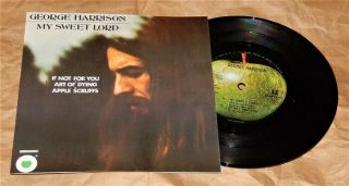 George Harrison My Sweet Lord 1971 Mexican 7 " Vinyl 4trk Ep The Beatles Mexico