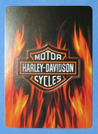 Harley Davidson Single Swap Playing Card - Ace of Spades - 1 Card 2