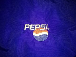 Pepsi Large Nylon/fleece Work Jacket Full Zipper Coat