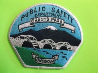 4 " Grants Pass,  Oregon Or Police Patch Sheriff