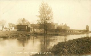 C - 1910 Oregon State Prison Salem Oregon Rppc Photo Postcard Patton 10685