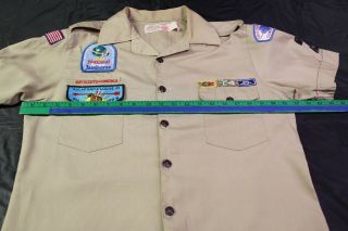 B5 BSA Scout Uniform Shirt,  Size Mens Medium,  Wulakamike Lodge Indiana 3