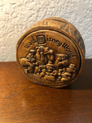 Walt Disney World Country Bears Jamboree Treasure Craft Coin Bank Ceramic