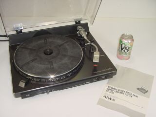 Vintage Aiwa Ap - 2200 Automatic Return Direct Drive Stereo Turntable,  Shure Rxt5