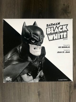 1st Edition Lee Bermejo Batman Black & White Statue -