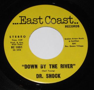 Dr Shock 7 " 45 Hear Soul Rock Down By The River East Coast After Midnight