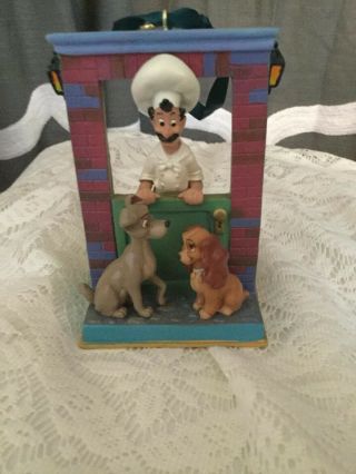 Disney Parks 3d Ornament (lady And The Tramp)