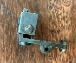 Vintage Lyman Rear Sight Taken Off A 1950 Era Winchester (for Ruger Or Other)