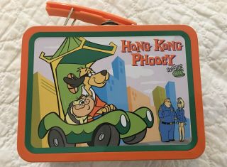 Hong Kong Phooey Mini Lunchbox Wacky Races Metal Tin Box 1999 Cartoon Network 2