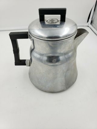 VTG USA PAT APPLIED FOR WEAR - EVER 3008 ALUMINUM CAMPING COFFEE POT PERCOLATOR 2